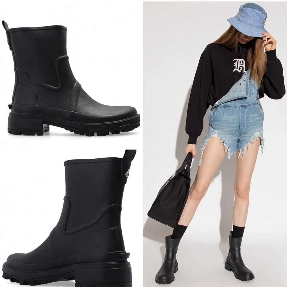 Rag & Bone Shiloh Rain Boots Womens Size 6.5- 7 (37)
